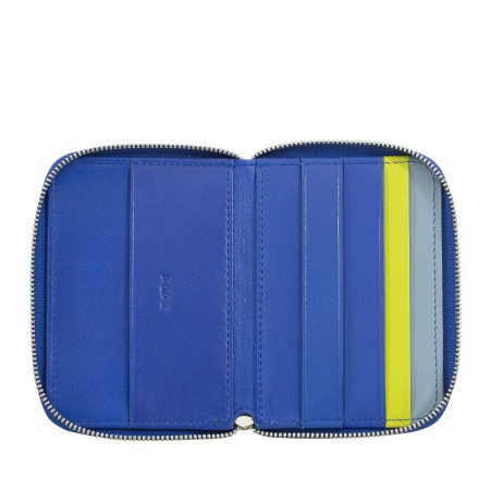 DUDU Portafoglio Uomo Piccolo Pelle Morbida con Zip, Portafoglio Mini Ultra Compatto con Cerniera, Porta Banconote, Porta Carte e Tessere - Img 3