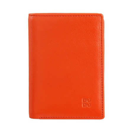 DUDU Portafoglio Uomo RFID Blocking in Pelle, Portafoglio Piccolo Tascabile Bifold con Finestra ID, 9 Porta Carte di Credito, Porta Banconote - Img 2