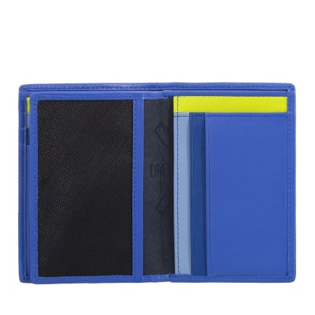 DUDU Portafoglio Uomo RFID Blocking in Pelle, Portafoglio Piccolo Tascabile Bifold con Finestra ID, 9 Porta Carte di Credito, Porta Banconote - Img 3