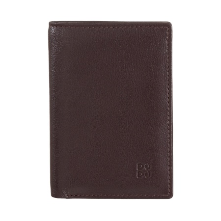 DUDU Portafoglio Uomo Slim in Pelle, Design Piccolo e Sottile, Porta Soldi e Carte Tessere, Portafogli Compatto con Patta e Finestra - Img 2