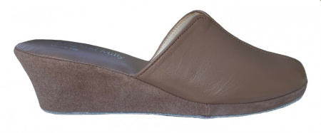 PANTOFOLA DONNA MILLY IN PELLE ARTIGIANALE MADE IN ITALY - Img 7