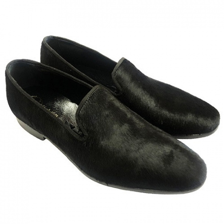 PANTOFOLE CHIUSE IN CAVALLINO GAROFALO GIANBATTISTA ARTIGIANALI MADE IN ITALY - Img 2