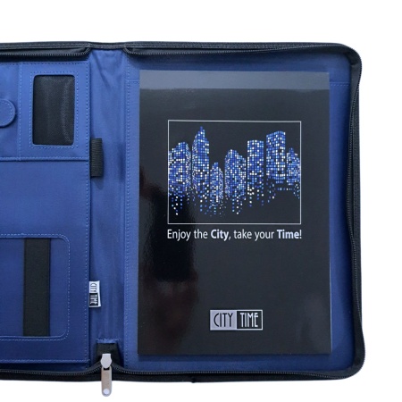 PORTADOCUMENTI CON CHIUSURA ZIP CITY TIME - Img 5