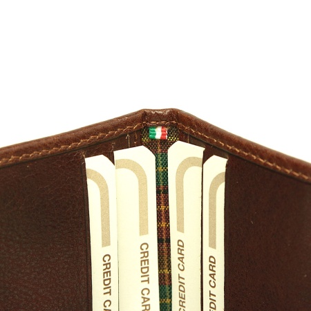 Portafoglio con chiusura con clip. Marrone con RFID - Img 3