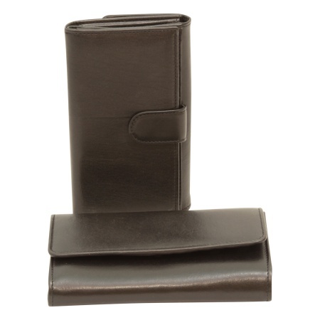 Portafoglio da donna in pelle - nero con RFID - Img 2