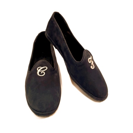 BALLERINE FRIULANE UOMO IN CAMOSCIO GEDA PERSONALIZZABILI CON INIZIALI MADE IN ITALY - Img 7