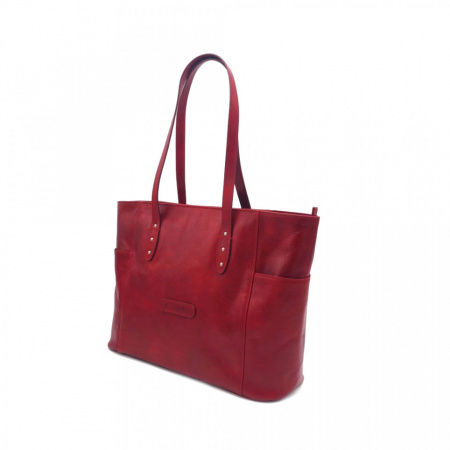 BORSA DONNA SHOPPING IN PELLE LE ARTI ARTIGIANALE MADE IN ITALY - Img 6