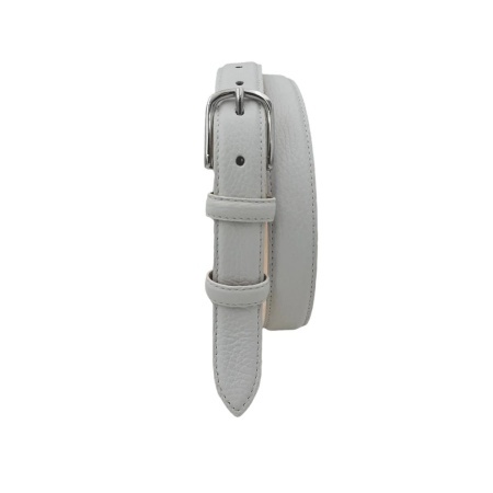 CINTURA DONNA 2,5 CM IN PELLE DI CERVO ORIONE BELTS ARTIGIANALE MADE IN ITALY - Img 2