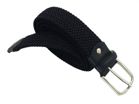 CINTURA UOMO 3,5 CM ELASTICA INTRECCIATA IN TESSUTO ORIONE BELTS ARTIGIANALE MADE IN ITALY - Img 3