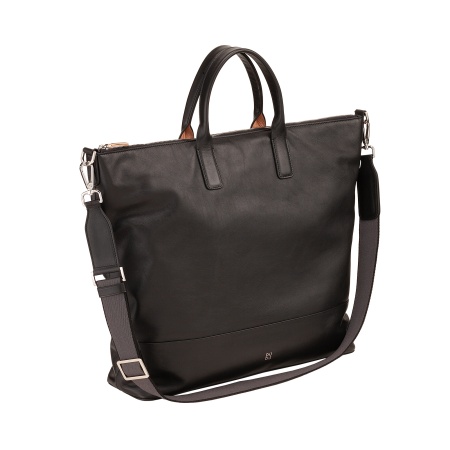 DUDU Borsa Donna Grande Morbida in Pelle, Borsa a Tracolla Capiente con Cinghia Staccabile, Borsa a Mano con Due Manici e Chiusura Zip - Img 3