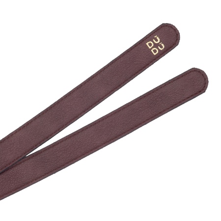 DUDU Cintura Donna Obi in Vera Pelle, made in Italy, Cintura Larga Annodabile Donna per Vestito, Fusciacca in Pelle a Vita Alta - Img 3
