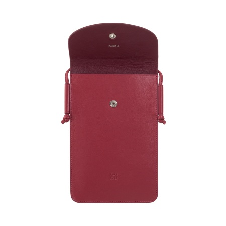DUDU Custodia Porta Cellulare da Collo in Pelle, Astuccio Porta Smartphone fino a 6,7 Pollici con Bottone, Laccio Tracolla Regolabile, Design Sottile - Img 3