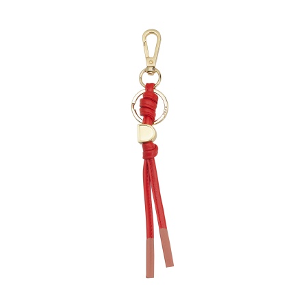 DUDU Portachiavi in Pelle Minimalista, Portachiavi per Uomo Donna con Moschettone e Anello, Design Minimal Compatto Leggero - Img 2