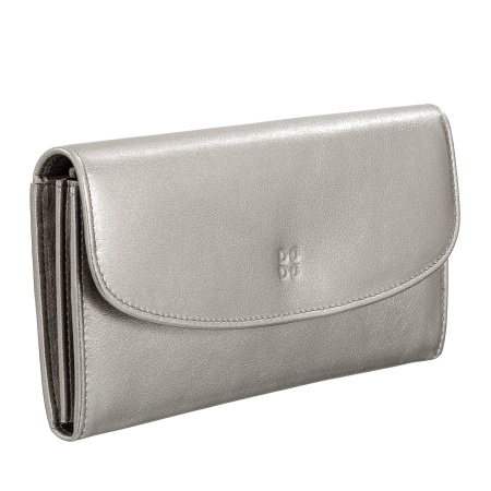 DUDU Portafoglio Donna Grande in Pelle Colorata, Portafoglio Continental, Tasche Porta Carte di Credito, Portamonete con Cerniera - Img 3