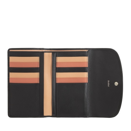 DUDU Portafoglio Donna in Pelle Morbida Colorata, Borsello con Portamonete a Cerniera, 12 Porta Carte Tessere, Multicolore - Img 3
