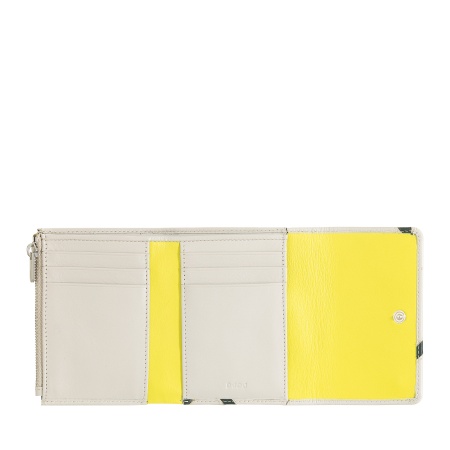 DUDU Portafoglio Donna Piccolo in Pelle Ispirato al Tennis – Compatto con Porta Carte Credito, Portamonete con Cerniera Zip e Contanti - Img 3