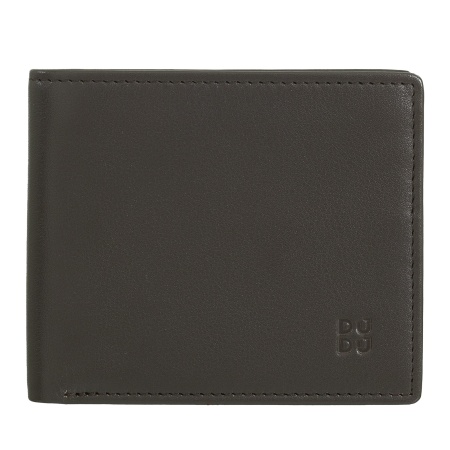 DUDU Portafoglio Piccolo da Uomo RFID in Pelle Multicolore Porta Carte Tessere - Img 2