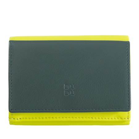 DUDU Portafoglio Uomo Piccolo in Pelle, Portafogli Donna, Design Compatto con Portamonete Porta Banconote e Carte - Img 2