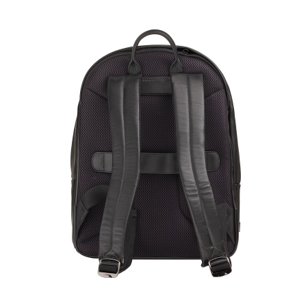 DUDU Zaino in Pelle Uomo Donna Porta PC 15L – Elegante Zaino da Viaggio e Lavoro con Tasca Imbottita per Laptop (fino 13&quot;), Spallacci Regolabili e Design Compatto - Img 2