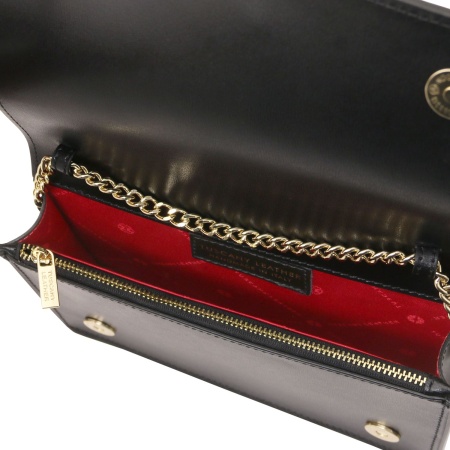 Opera - Pochette in pelle con tracolla a catena - Img 5