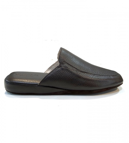 PANTOFOLE UOMO IN PELLE GEDA MADE IN ITALY - Img 2