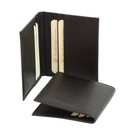 Portacarte di credito in pelle con RFID - nero - Img 4
