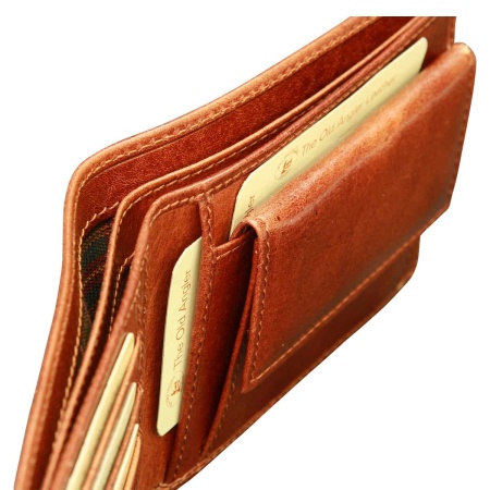 Portafoglio in pelle. Marrone con RFID - Img 2
