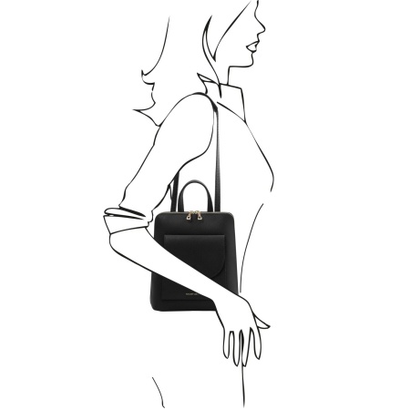 TL Bag - Zaino piccolo da donna in pelle - Img 7
