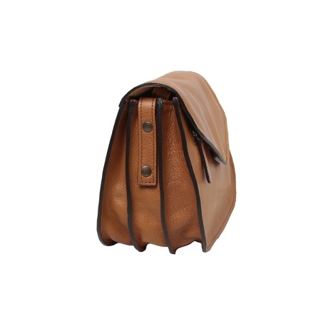 Borsa a tracolla di vitello pieno fiore-marrone coloniale - Img 6