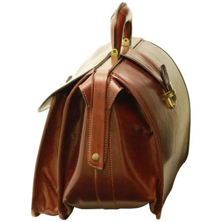 Borsa da Medico in pelle. Marrone - Img 5