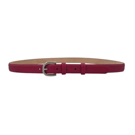 CINTURA DONNA 2,5 CM IN PELLE ORIONE BELTS ARTIGIANALE MADE IN ITALY - Img 2
