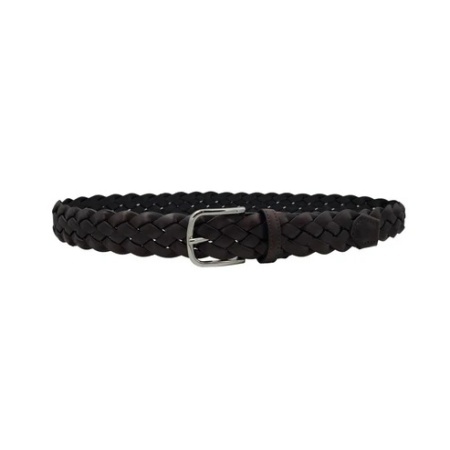 CINTURA UOMO 3,5 CM EXTRA LARGE INTRECCIATA IN CUOIO ORIONE BELTS ARTIGIANALE MADE IN ITALY - Img 8