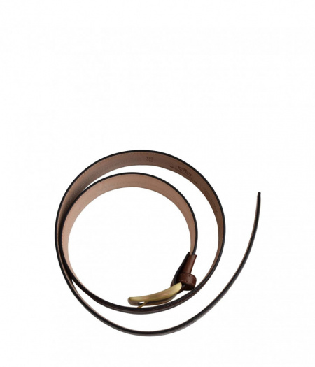 CINTURA UOMO 3,5 CM IN PELLE DI BERARDINO ARTIGIANALE MADE IN ITALY - Img 2