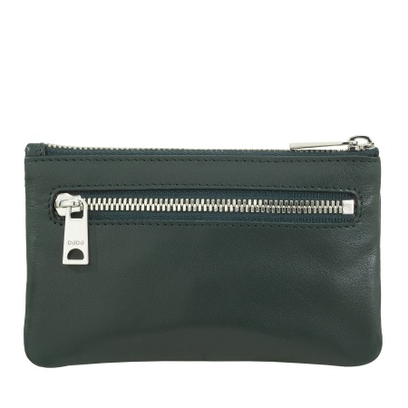 DUDU Astuccio portachiavi colorato in pelle uomo donna formato bustina con zip - Img 3