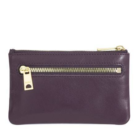 DUDU Astuccio portachiavi colorato in pelle uomo donna formato bustina con zip - Img 3