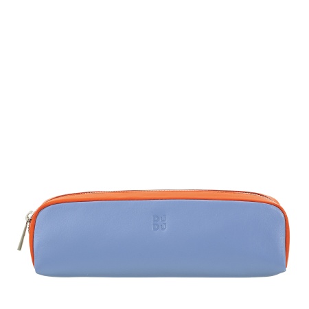 DUDU Astuccio Portapenne in Pelle multicolore Portamatite con Cerniera per Ufficio e Scuola