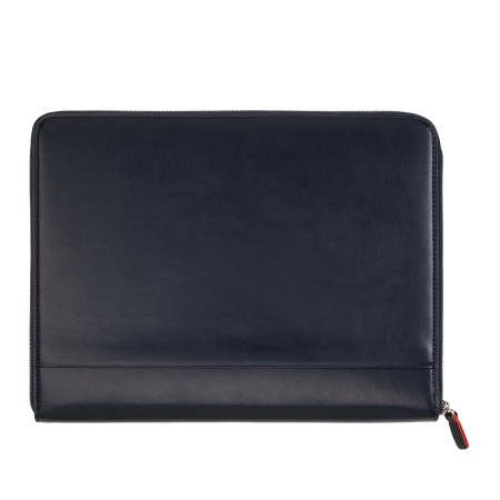 DUDU Cartella Portadocumenti A4 in Pelle Portablocco da Ufficio Cartellina Porta Tablet iPad Multicolore con Zip - Img 3