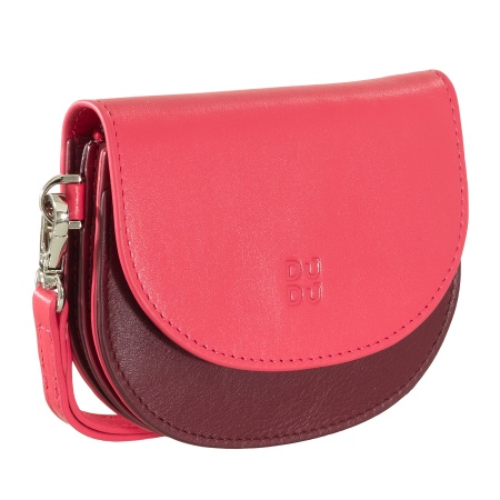 DUDU Portafoglio da Polso Donna in Pelle, Portafoglio Piccolo Colorato Portamonete Banconote Tessere con Laccetto - Img 3