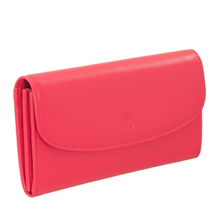 DUDU Portafoglio Donna Grande in Pelle Colorata, Portafoglio Continental, Tasche Porta Carte di Credito, Portamonete con Cerniera - Img 2