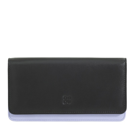 DUDU Portafoglio donna grande in pelle morbida multicolore RFID a bustina