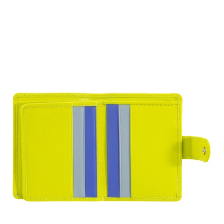DUDU Portafoglio Donna in Pelle Vera Piccolo Portacarte in Pelle RFID con Cerniera Portamonete Banconote, Chiusura Esterna - Img 3