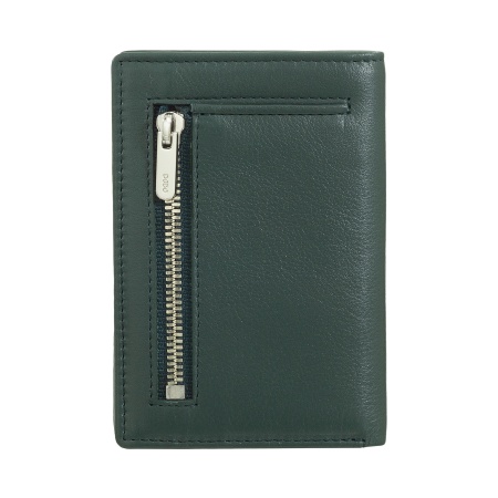 DUDU Portafoglio Uomo in Pelle Piccolo, Portafoglio Uomo Slim Compatto con Porta Carte di Credito, Porta Banconote Contanti, Zip Portamonete, con Protezione RFID - Img 3