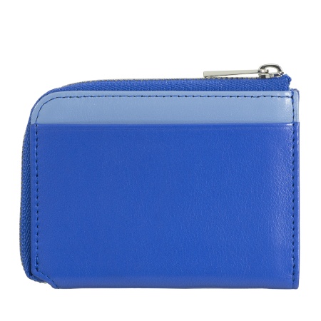 DUDU Portafoglio Uomo Piccolo con Zip, Portafoglio RFID in Pelle Colorato, Porta Carte di Credito, Design Compatto Tascabile - Img 2