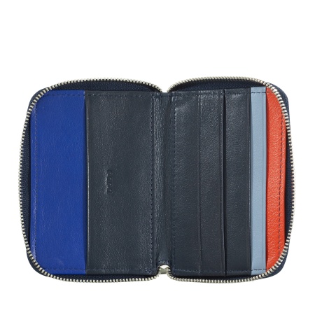 DUDU Portafoglio Uomo Piccolo Pelle Morbida con Zip, Portafoglio Mini Ultra Compatto con Cerniera, Porta Banconote, Porta Carte e Tessere - Img 3