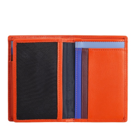 DUDU Portafoglio Uomo RFID Blocking in Pelle, Portafoglio Piccolo Tascabile Bifold con Finestra ID, 9 Porta Carte di Credito, Porta Banconote - Img 3