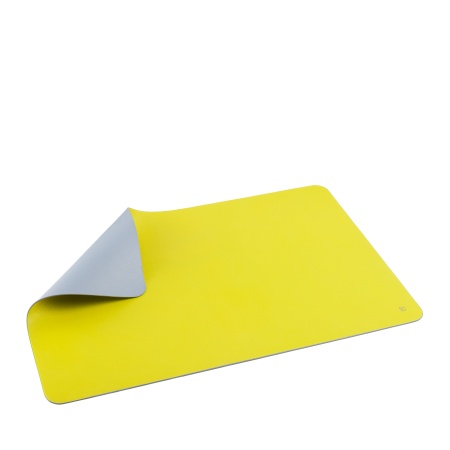 DUDU Sottomano Scrivania Ufficio in Pelle Bicolore CM 61x40, Double-Face Arrotolabile, Antiscivolo Morbido Senza Cuciture - Img 3