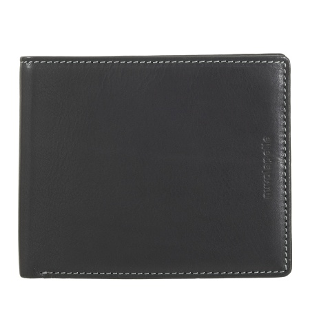 Nuvola Pelle Portafoglio Uomo in Pelle con Portamonete – Elegante Portafogli Classico con Scomparti Porta Carte, Tasca a Retina e Doppio Vano Banconote - Img 2