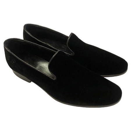 PANTOFOLE CHIUSE IN VELLUTO PERSONALIZZABILI GAROFALO GIANBATTISTA ARTIGIANALI MADE IN ITALY - Img 2