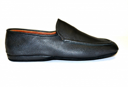 PANTOFOLE MOCASSINO UOMO IN PELLE IMPERIAL MADE IN ITALY - Img 2