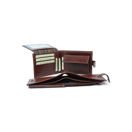 Portafoglio in pelle - Marrone con RFID - Img 2